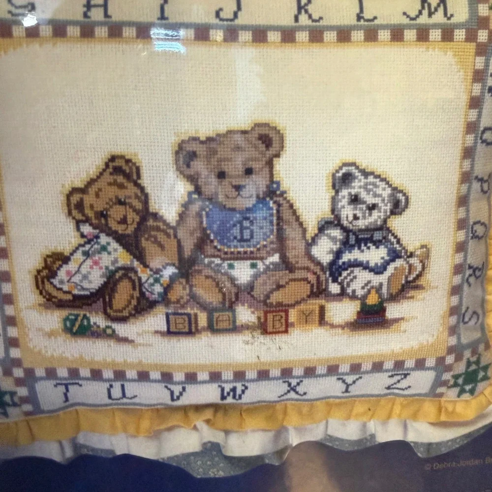 Candamar Designs Every Baby Needs a Teddy‎ Bear Cross Stitch Kit 2001 New